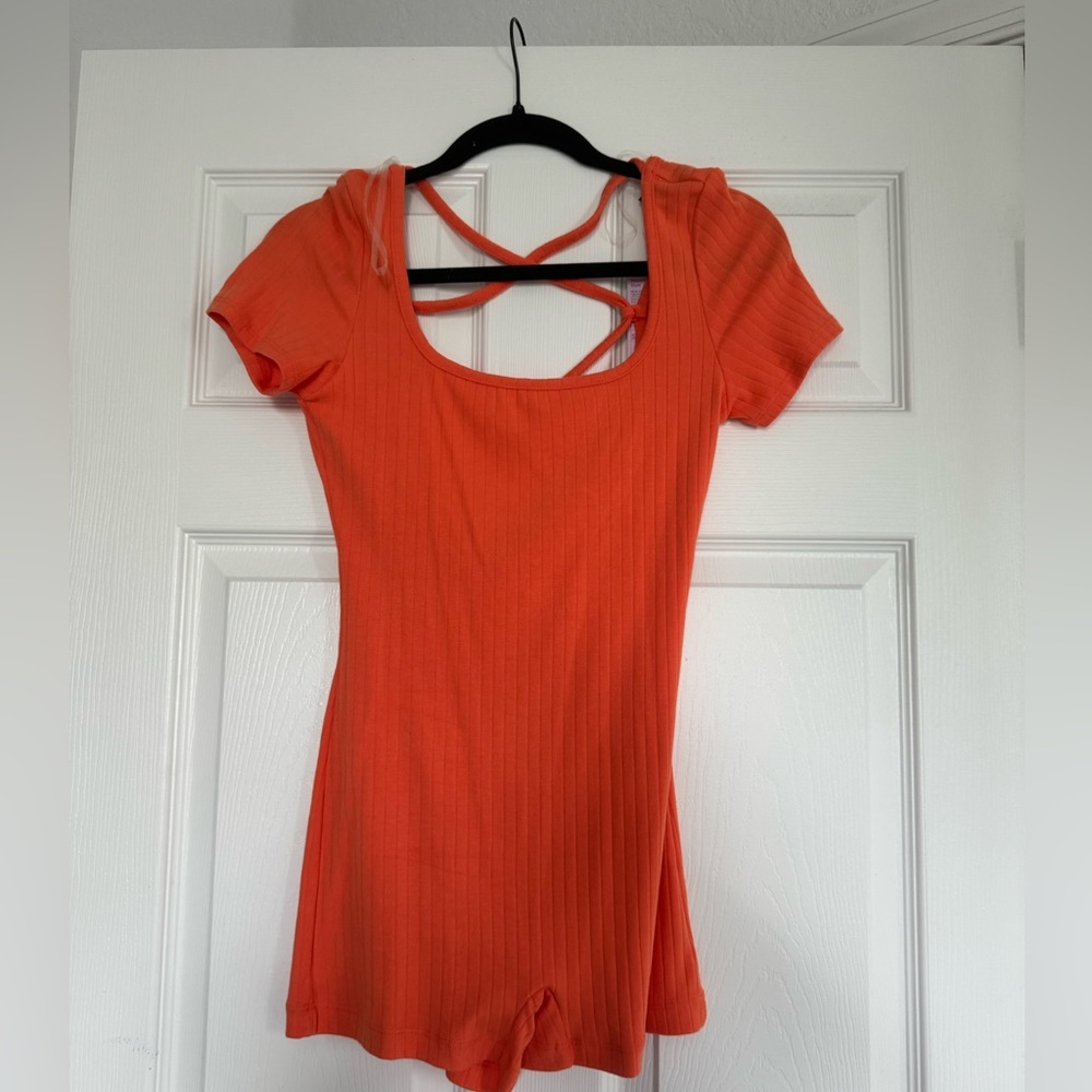 Orange romper from target with tags!